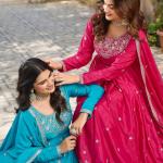 Rich Fuchsia Pink Traditional Anarkali Suit