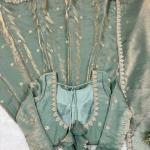 Sage Green with golden undertones Ethnic Anarkali Suit Set