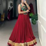 Plain With Embossed Design choli