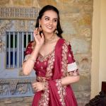 Zari Weaving Work choli