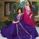 navy blu Star Georgette dress