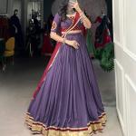 Embossed Design With Sequins Lace Boarder choli