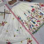 Gamathi work And Real Mirror work choli