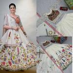 Gamathi work And Real Mirror work choli