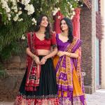 Traditional Bandhani Lehenga choli Sets