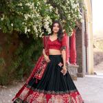 Traditional Bandhani Lehenga choli Sets