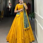 Printed Lehenga Choli Set with Dupatta