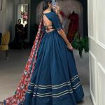 Printed Lehenga Choli Set with Dupatta