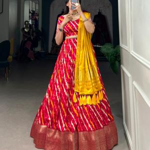 orange Viscose Dola silk